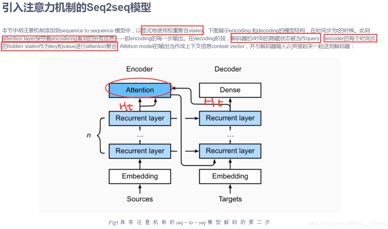 引入注意力机制的seq2seq模型