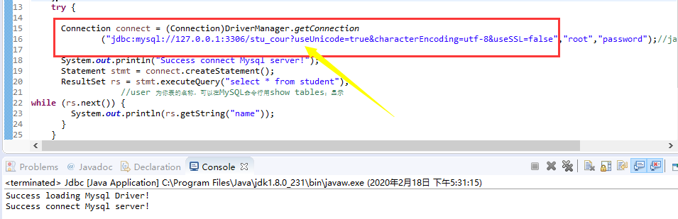 Mysql修改用户密码 并与eclipse建立连接教程 Eclipse数据库密码在哪改 Csdn博客