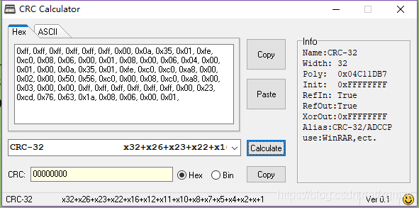 Crc32 Example 【工程源码】基于FPGA的CRC32计算_crc32计算实例-CSDN博客