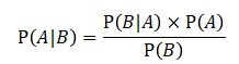 贝叶斯定理的公式