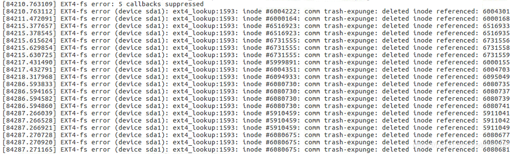 修复linux异常自动重启问题 极客分享