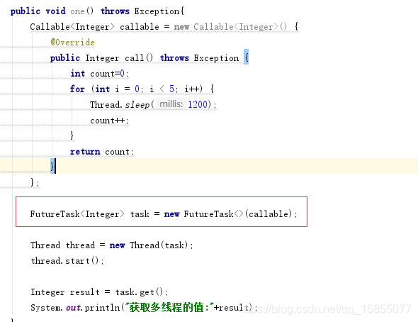 FutureTask task = new FutureTask<>(callable);