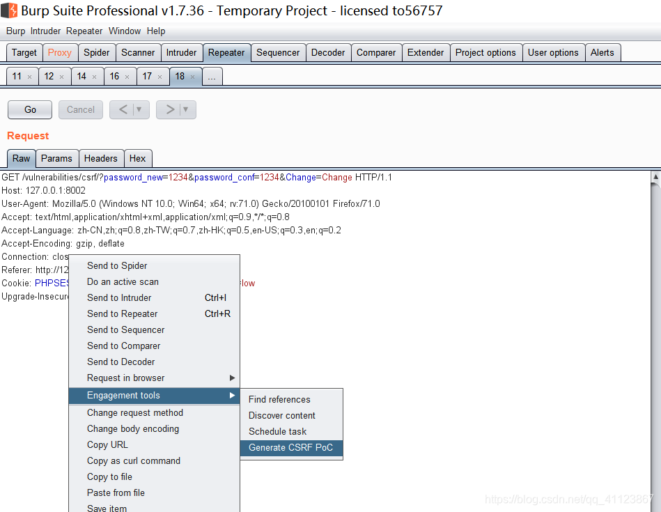 Csrf Api Poc burpsuite生成POC验证CSRF过程及原理_burp 生成csrfpoc-CSDN博客