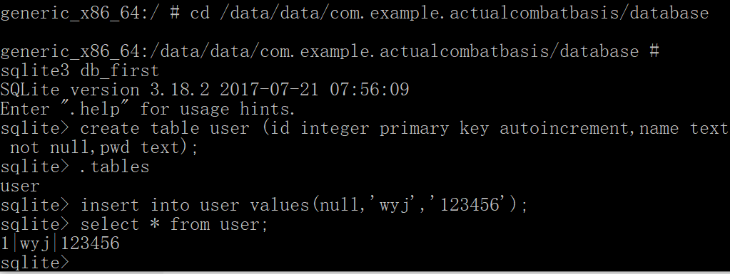 sqlite autoincrement knex