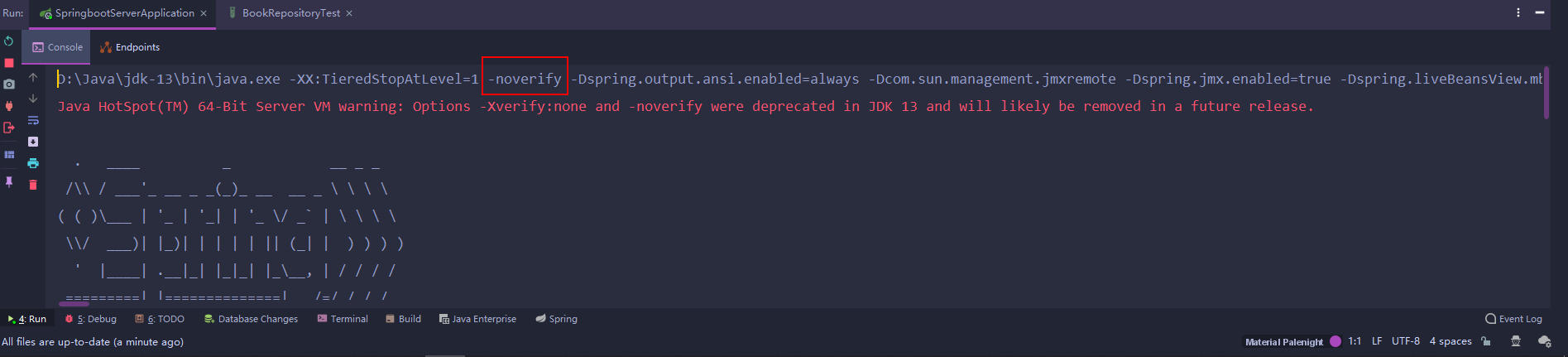 Java HotSpot(TM) 64-Bit Server VM warning: Options -Xverify:none and ...