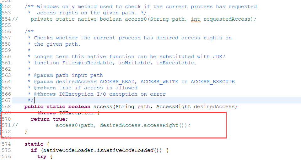 java. lang . UnsatisfiedLinkError org. apache . hadoop. io. nativeio