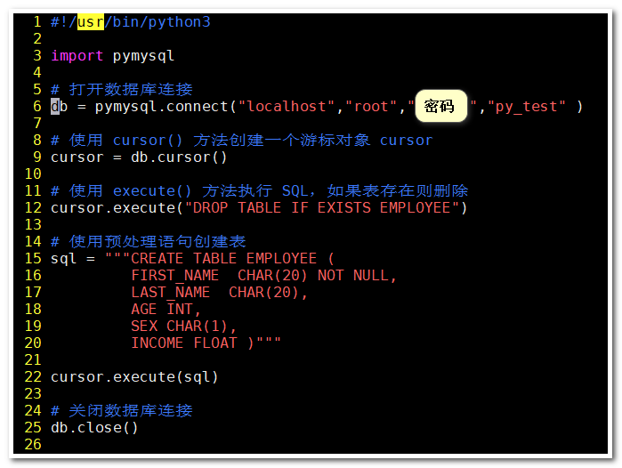 python3操作MySQL：创建表_python mysql操作,建表-CSDN博客