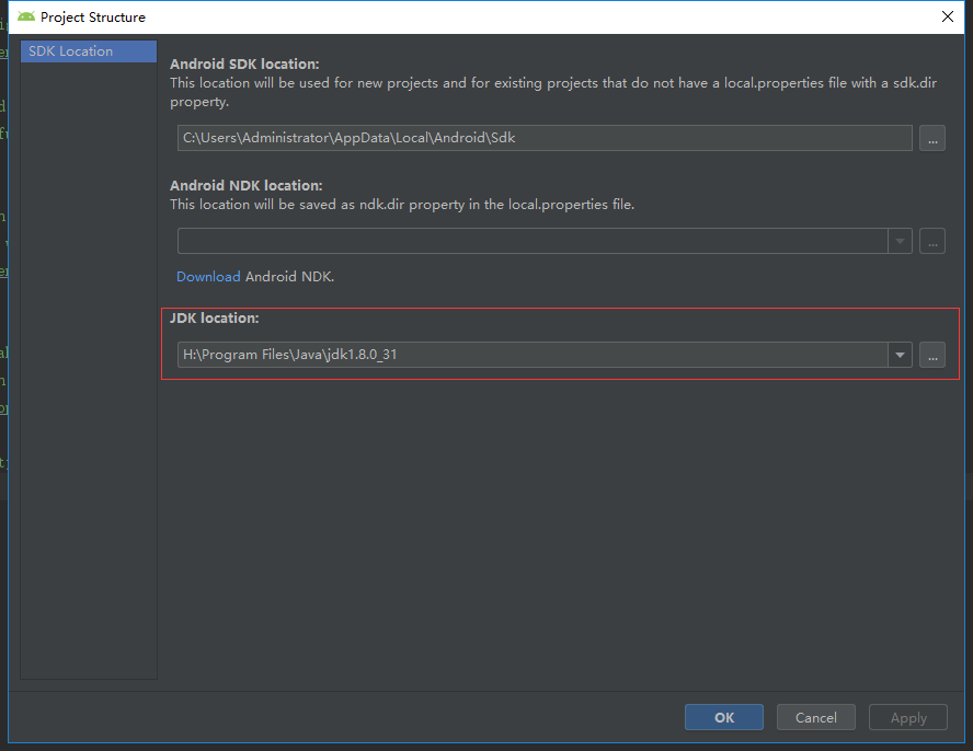 Invalid gradle jdk configuration found android studio что делать