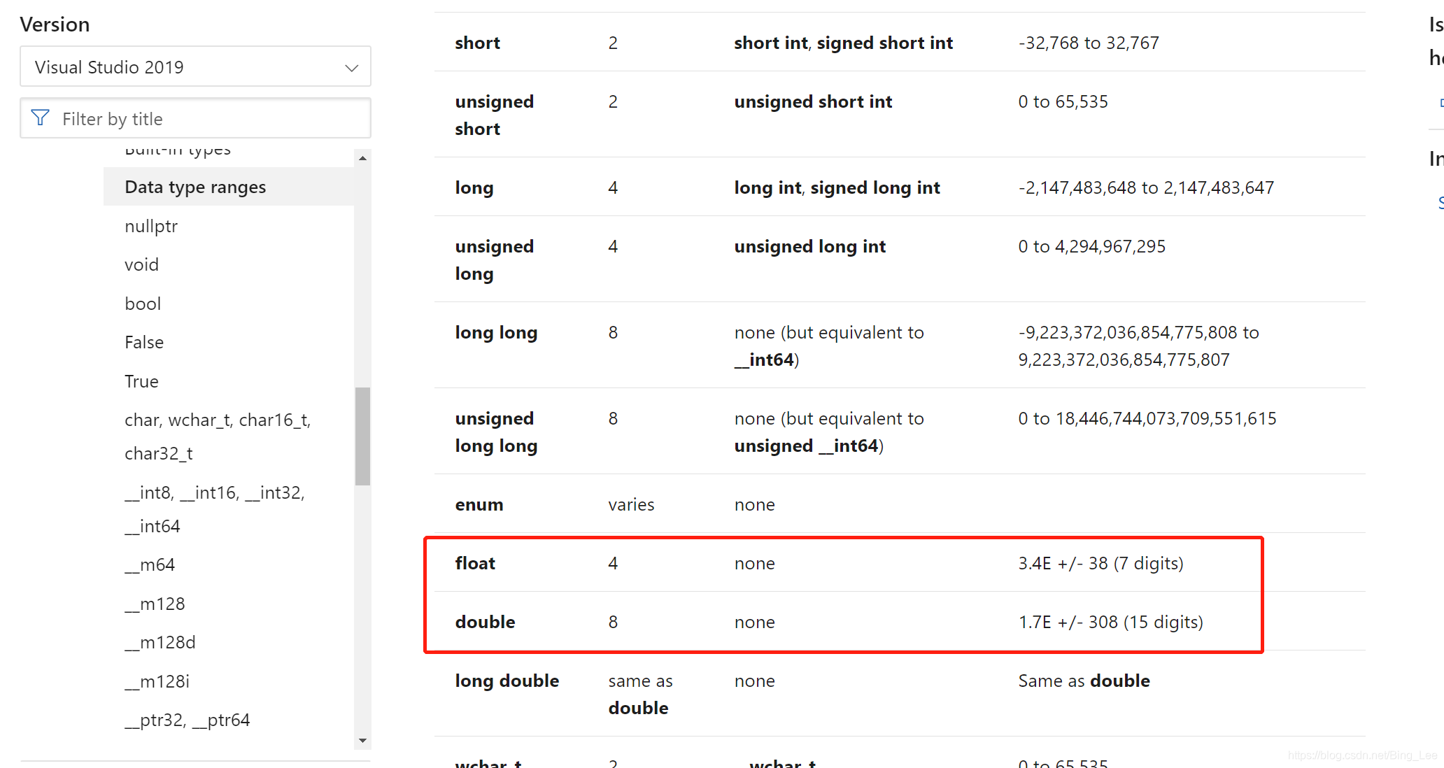 int double float大小范围_float范围值的大小-CSDN博客
