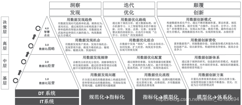 图 1-10 数据化管理金字塔模型