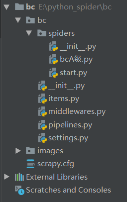 Among them, there is a start.py file that you need to create