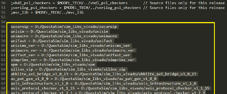 如何在QuestaSim或ModelSim中使用Vivado的IP进行仿真_ip questasim-CSDN博客