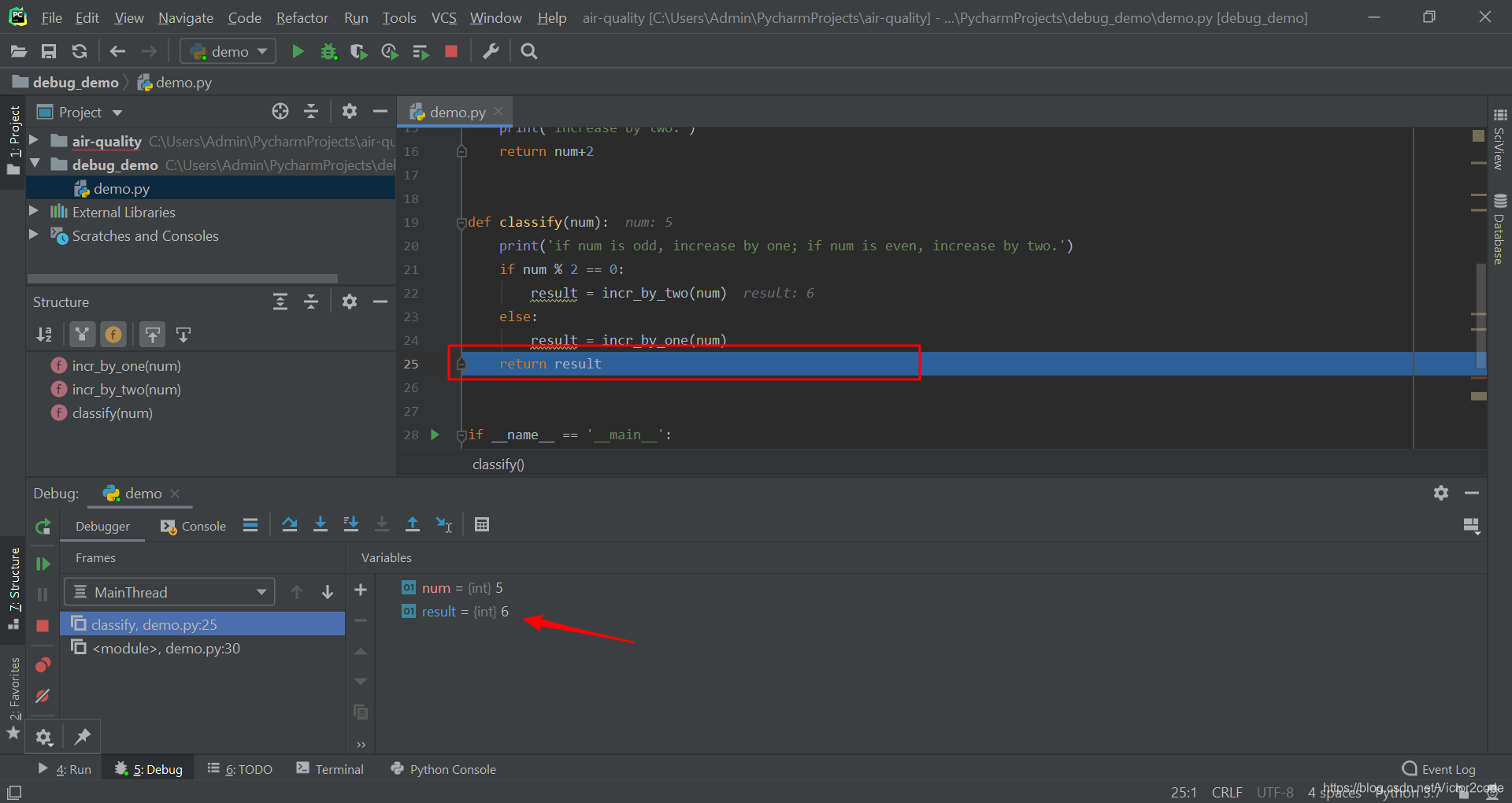 pycharm的debug断点调试功能实例详解_pycharm debug经典例子-CSDN博客