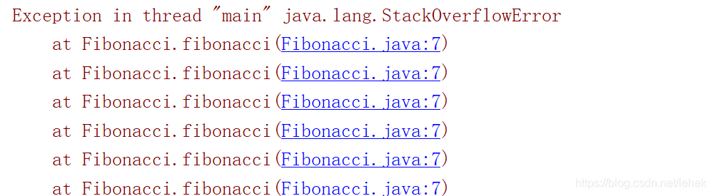 递归为什么会引发java.lang.StackOverflowError异常_java递归最大深错误-CSDN博客