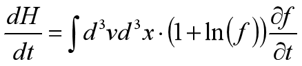 H函数关于时间的导数