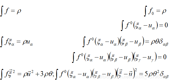 三大守恒定律的分布函数积分描述