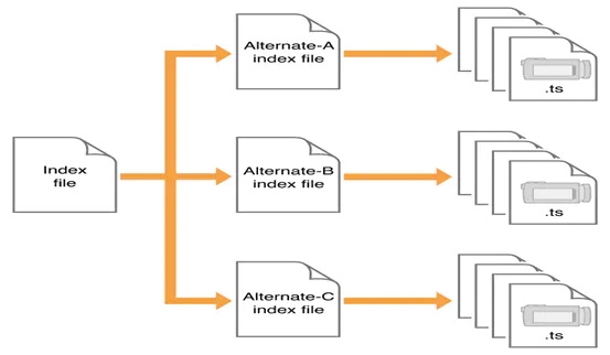 HLS protocol transport structure