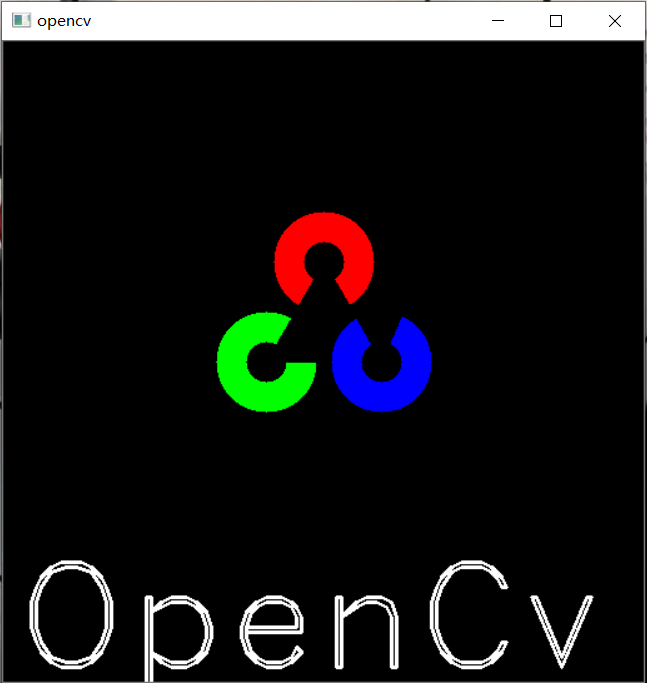 opencv绘图函数练习opencvlogo