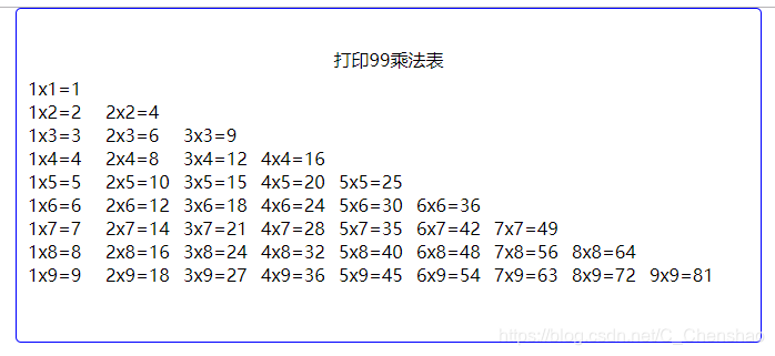 运行结果