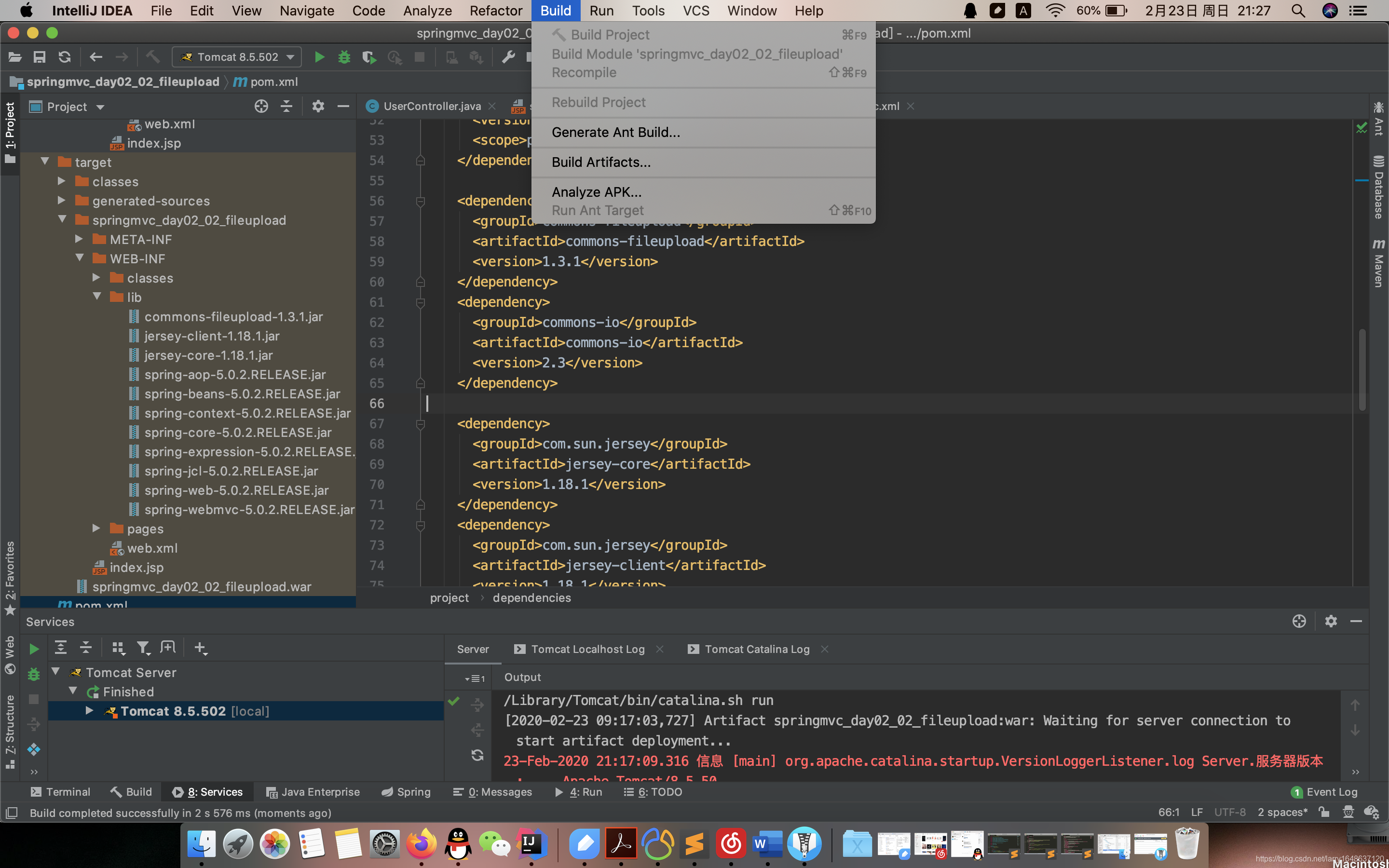 nested exception is java.lang.NoClassDefFoundError: org/apache/commons ...