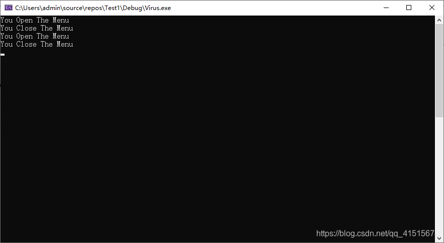 打开与关闭菜单