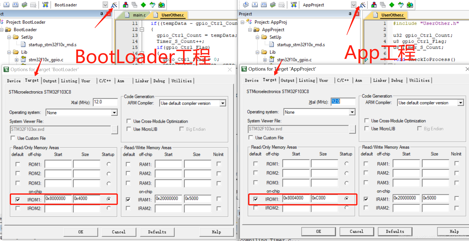 Stm32芯片BootLoader实操(附带工程)_stm32f103c8 uart bootloader-CSDN博客