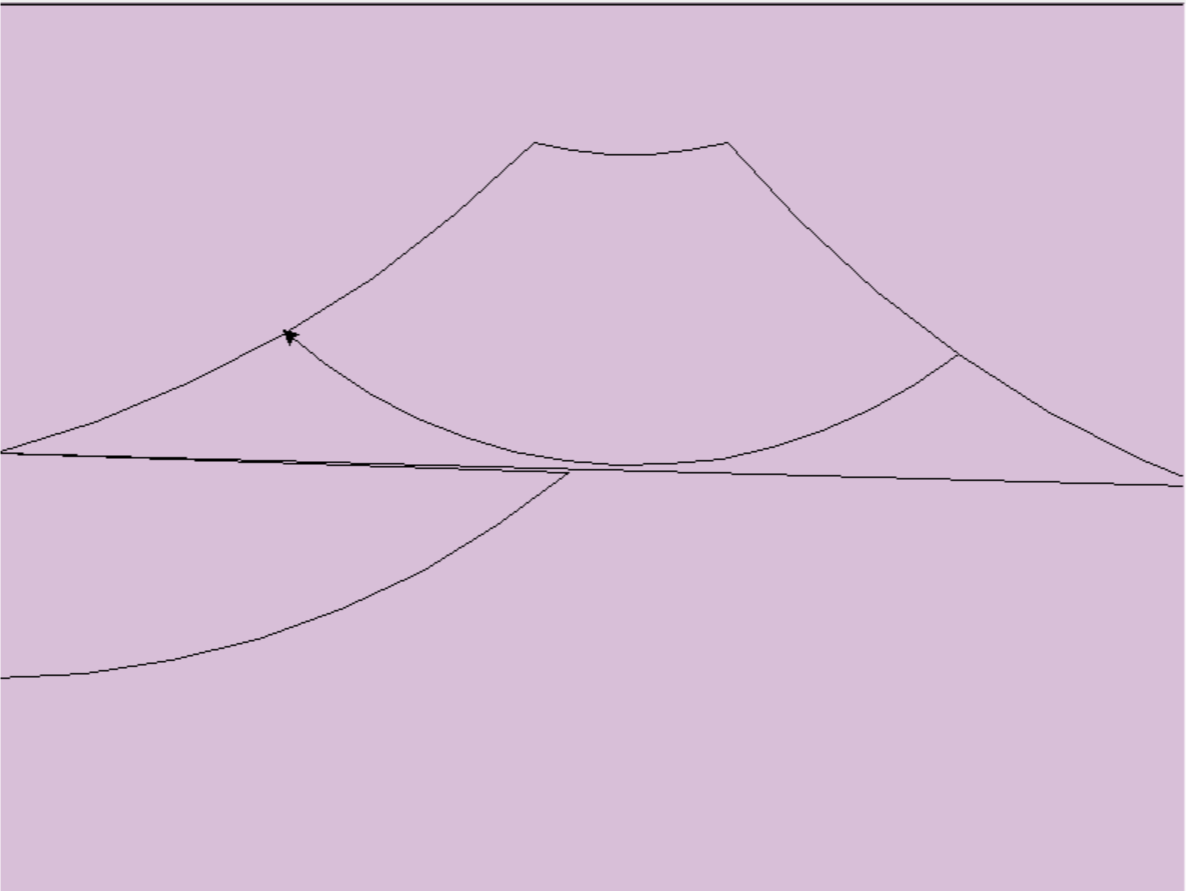 [MoocPython课程]Turtlr库绘图之“富士山下”