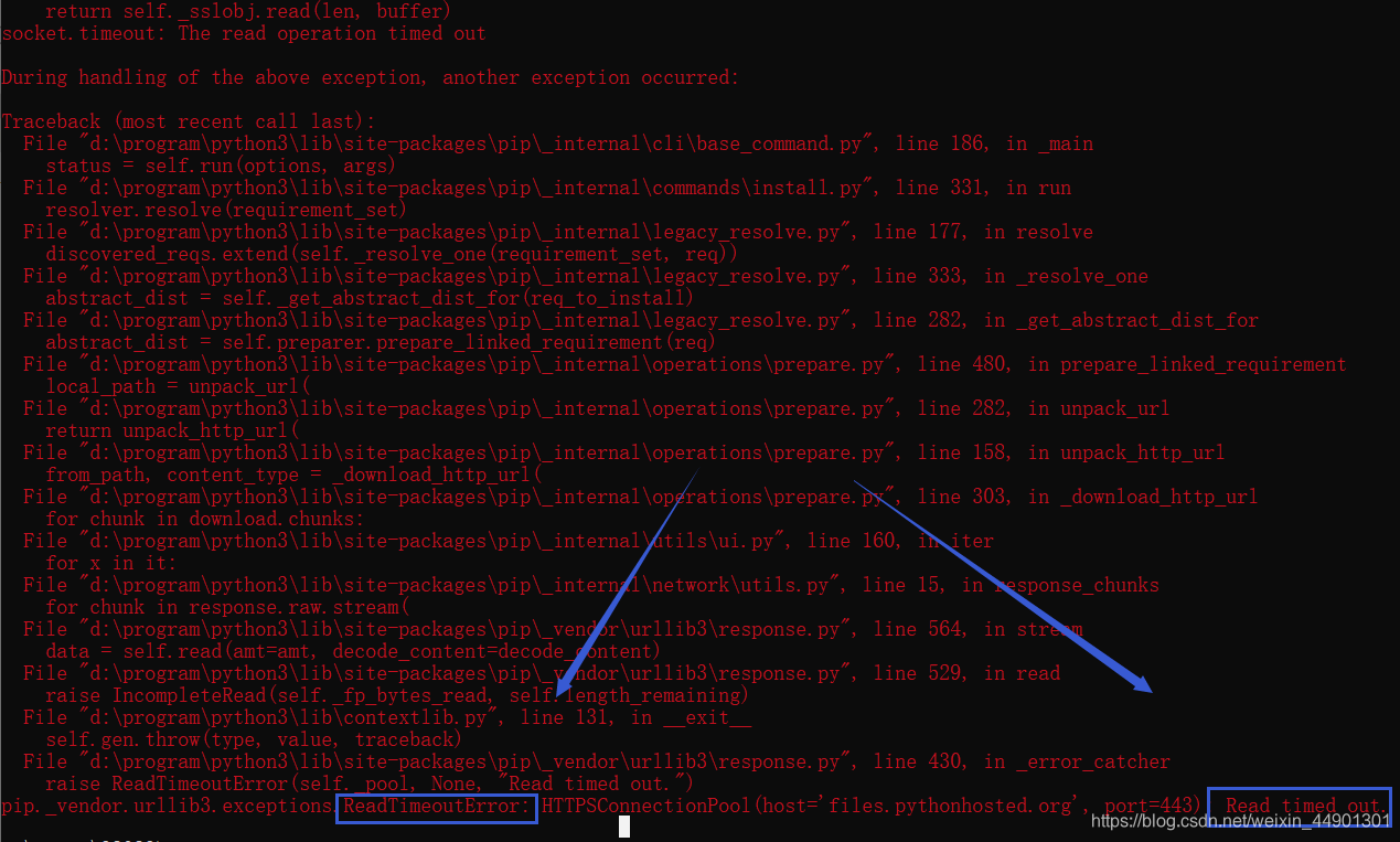 解决pip安装pyinstaller失败的问题_python pyinstaller readtime error-CSDN博客