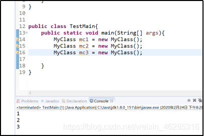 Static modification is static, the whole class total, a change is changed.