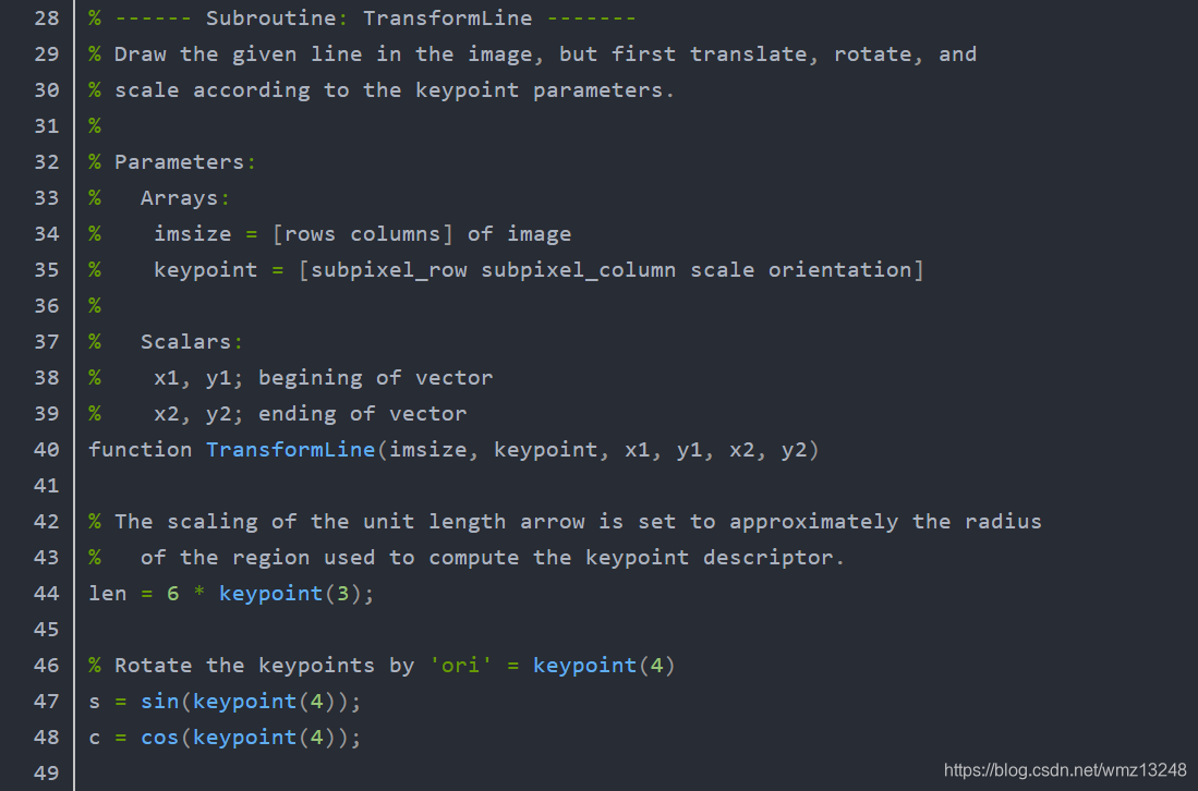 MATLAB实现SIFT详解——MATLAB官方sift.m解读_matlab自带的sift算法-CSDN博客