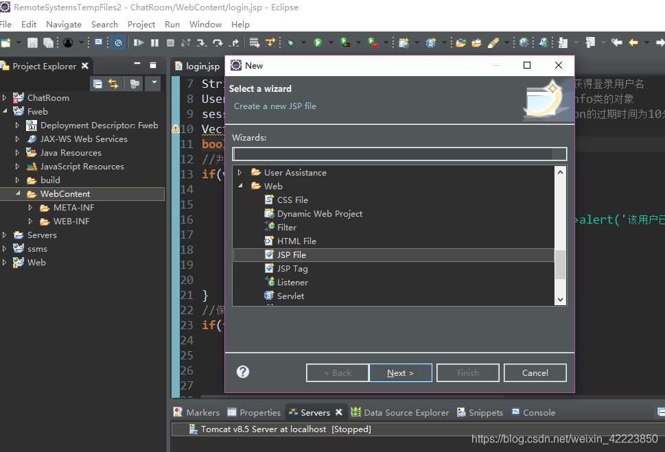 eclipse中部署第一个JSP项目(详细)_java jsp projects-CSDN博客