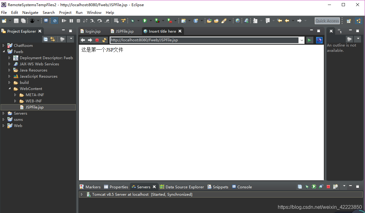 eclipse中部署第一个JSP项目(详细)_java jsp projects-CSDN博客