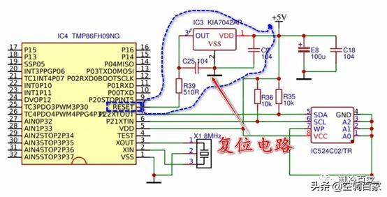 第一课：空调单片机工作三要素电路分析