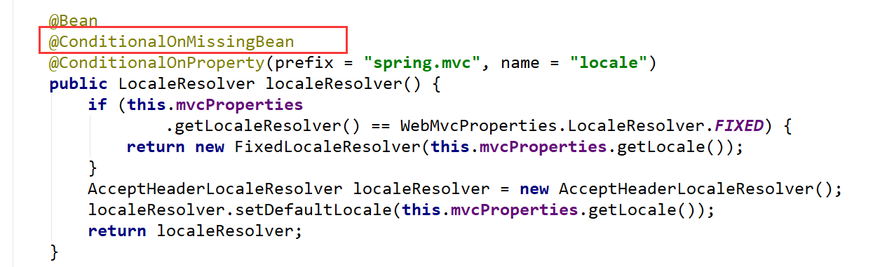 conditionalonmissingbean