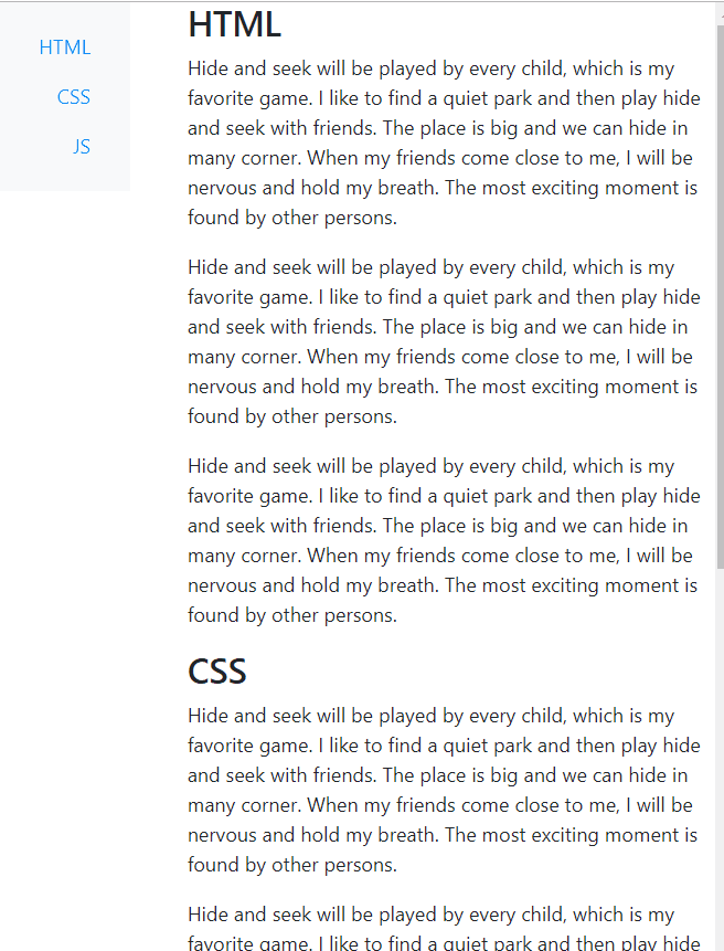 bootstrap4速成笔记六paginationpopoverprogressscrollspytooltips