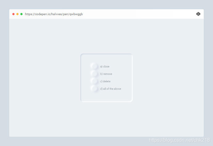 Neomorphic Form 新拟态 (Neumorphism / soft ui) UI CSS设计示例分享_Truda.的博客-CSDN博客_新拟态ui