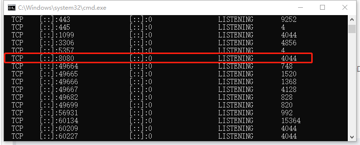 8080thetomcatconnectorconfiguredtolistenonport8080failedtostart