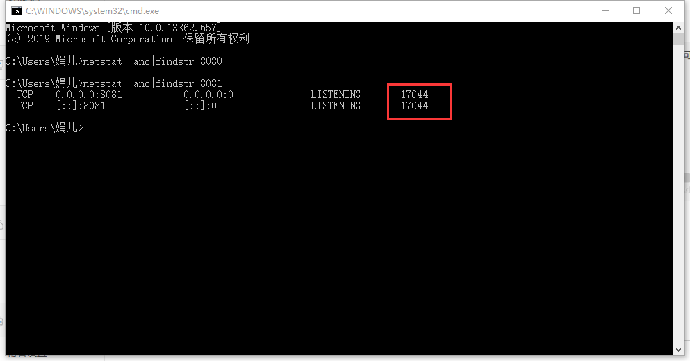 The Tomcat connector configured to listen on port 8081 failed to start