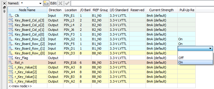 【工程源码】Altera FPGA 开启引脚片上上拉电阻功能