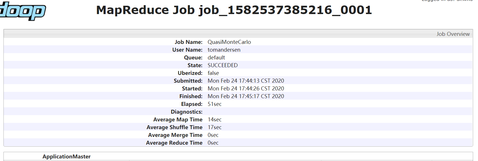 查看Job运行情况
