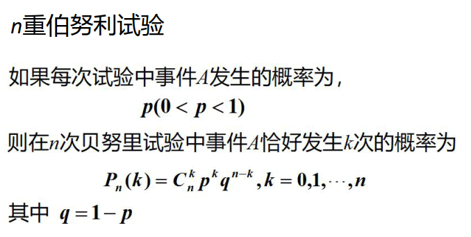 概率论n重伯努利实验