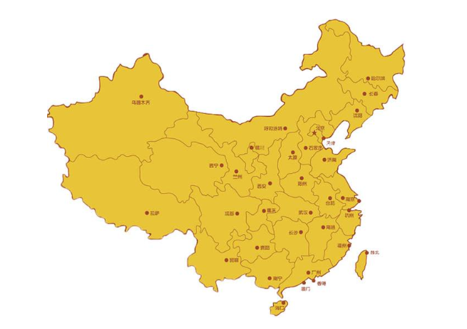 中国行政区图形形象法图片