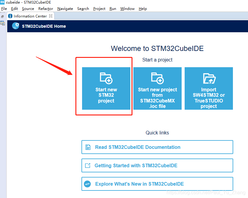 Cubeide Interface Image CubeIDE使用1-工程环境_如何查看stm32cubeide老版本工程环境-CSDN博客
