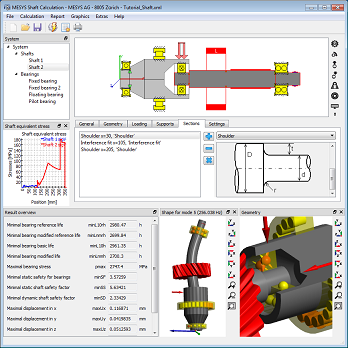 MESYS-轴和轴承的设计制造软件