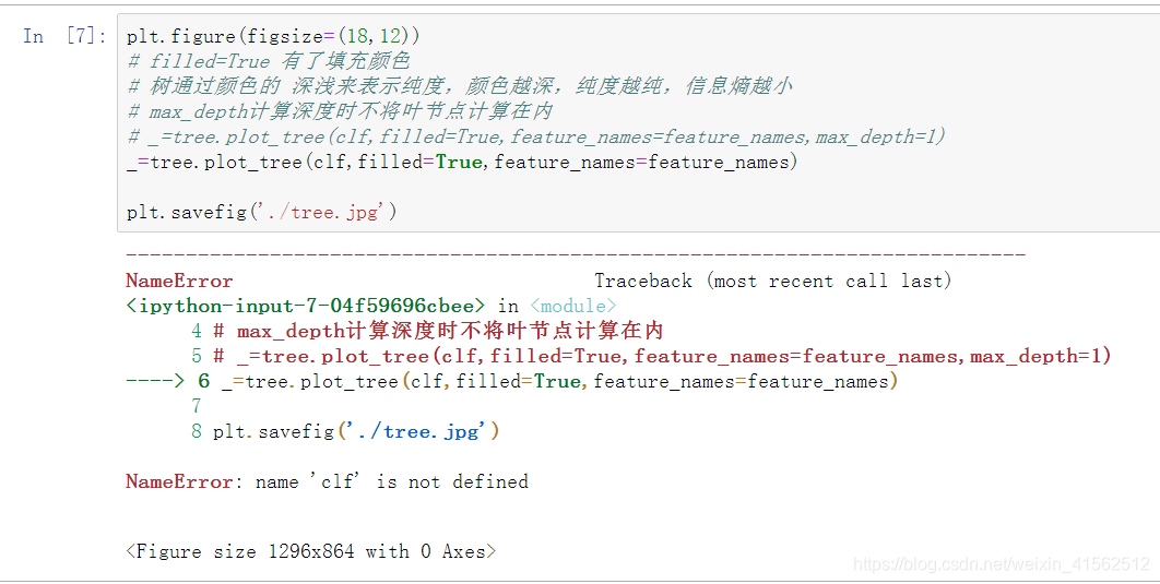 jupyter :NameError: name 'clf' is not defined-CSDN博客