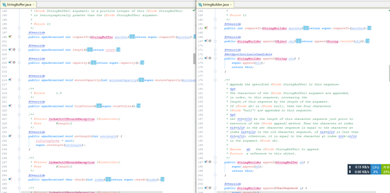 StringBuffer和StringBulider源码