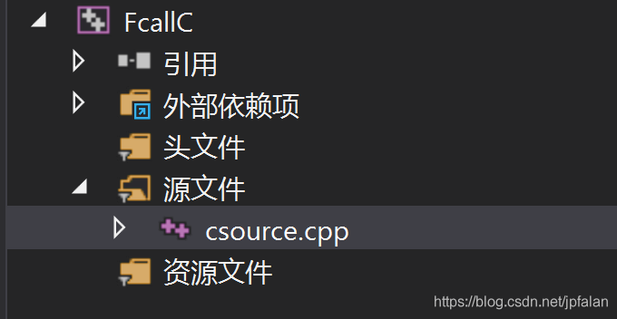 在Intel Visual Fortran中混合编程一:使用Fortran调用C语言静态库_fortran使用cxx生成的静态库-CSDN博客