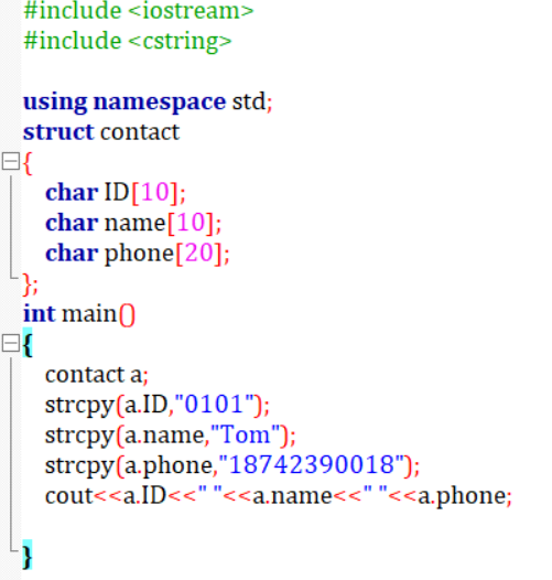 c++结构体的定义和使用_c++ 结构体的定义和使用_qq_45831840的博客-CSDN博客