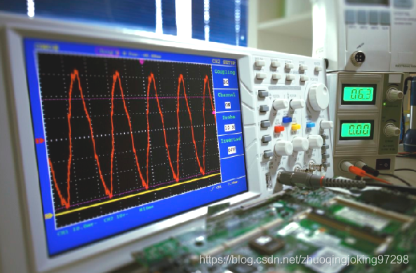测量波形的示波器
