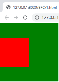 添加 overflow:hidden;运行结果